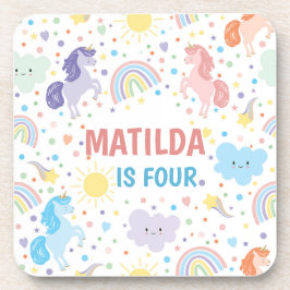 Posavasos Pequeñas galeras de bonito de Unicornio