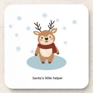 Posavasos Pequeño ayudante de Santa