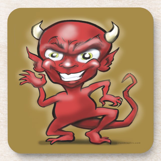 Posavasos Pequeño diablo (Frente)