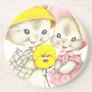 Posavasos Pequeños conejos