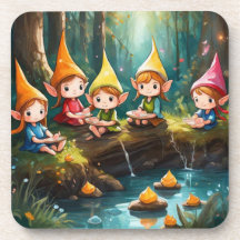 Pequeños elfos en el río