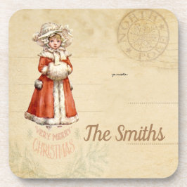 Posavasos Pequeños Navidades Personalizados de Caroleros de 