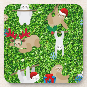 Posavasos pereza de Navidad