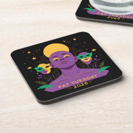 Posavasos Perfecto para Mardi Gras 2026