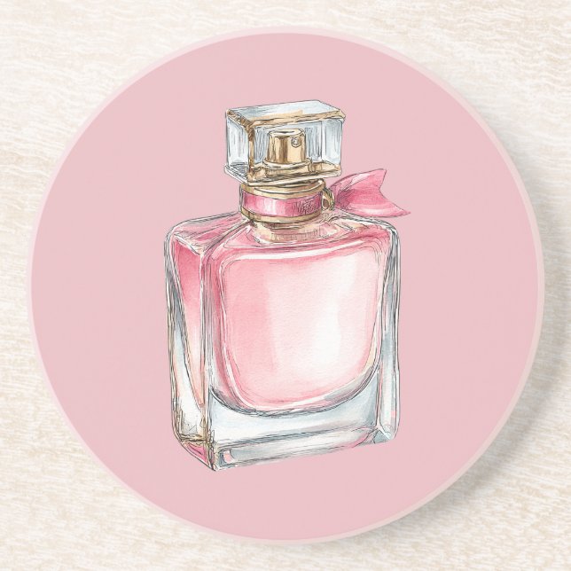Posavasos Perfume Rosa (Frente)