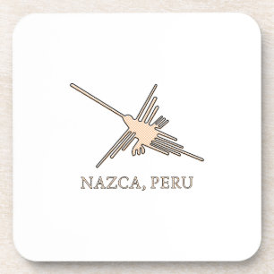 Posavasos Periódico Geoglyph de Nazca Hummingbird