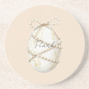 Posavasos Perla Blanca Huevo