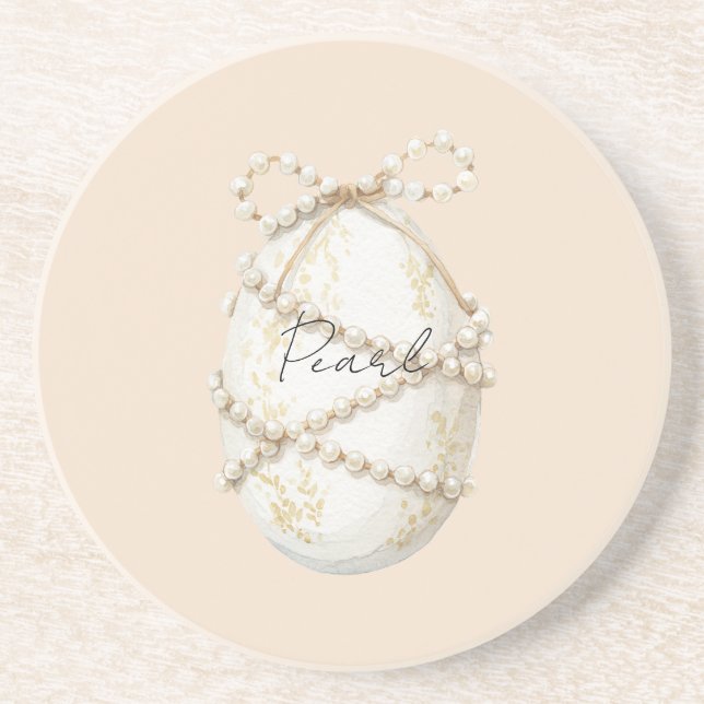 Posavasos Perla Blanca Huevo (Frente)