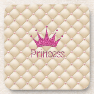 Posavasos Perlas encantadoras chic, tiara, princesa, brillan