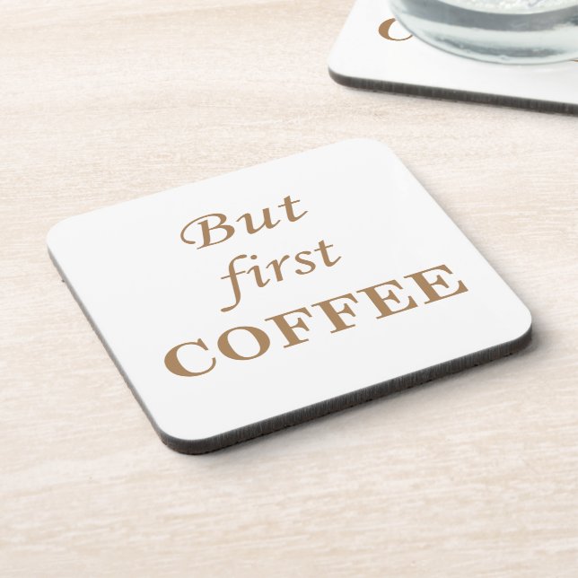 Posavasos Pero los primeros dichos graciosos del café (Lado Izquierdo)