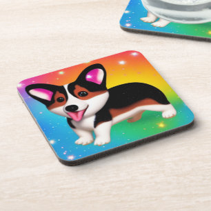 Posavasos Perro cómico Corgi Puppy