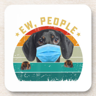 Posavasos Perro De Dachshund Perro De La Gente Con Mamáes De