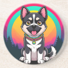Perro de dibujos animados juguetón