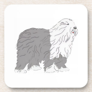 Posavasos Perro de pastor inglés