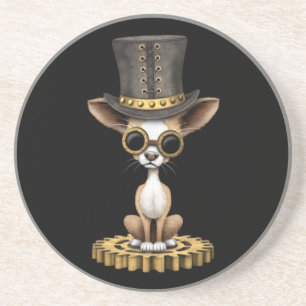 Posavasos Perro de perrito lindo de la chihuahua de