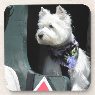 Posavasos Perro de Terrier del ferrocarril