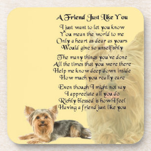 Posavasos Perro de Yorkshire Terrier - práctico de costa de