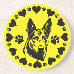 Posavasos Perro Kelpie australiano