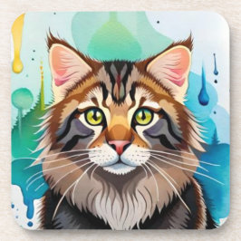 Posavasos Perro lindo cerrar el portapapeles pequeño