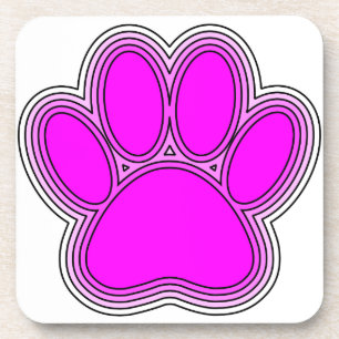 Posavasos Perro Paw En Rosa Con Salidas