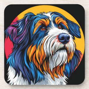 Posavasos Perro que ilustra una creatividad vibrante
