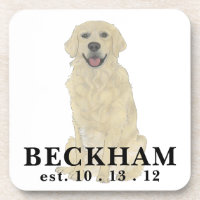 Perro recuperador de oro inglés personalizado