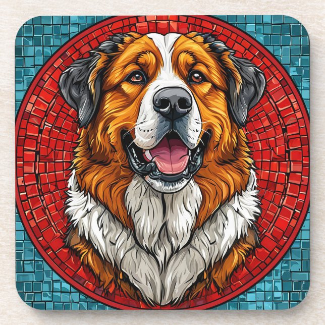 Posavasos perro San Bernardo (Frente)