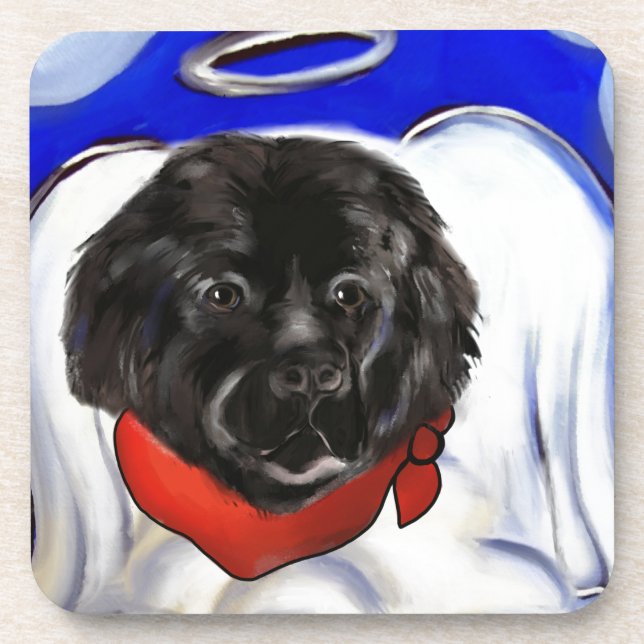 Posavasos Perro Terranova (Frente)