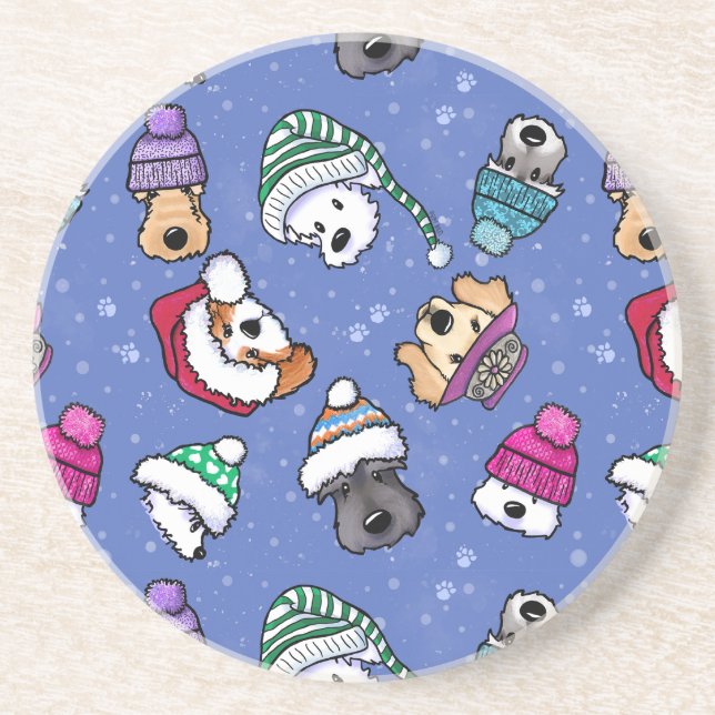 Posavasos Perros de Invierno (Frente)
