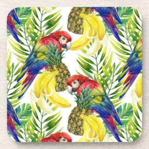Posavasos Perros Y Frutas Tropicales