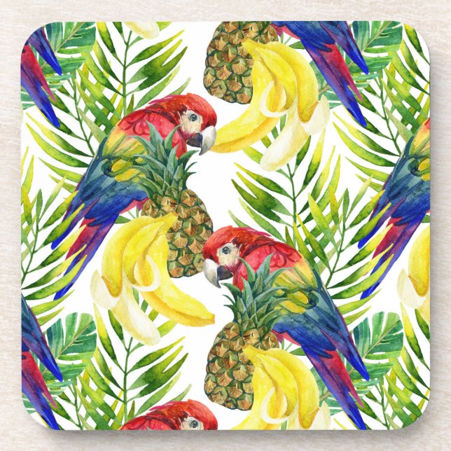 Posavasos Perros Y Frutas Tropicales (Frente)