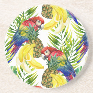 Posavasos Perros Y Frutas Tropicales