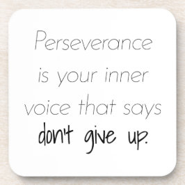 Posavasos Perseverancia de la escoria de plástico dura