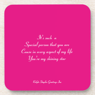 Posavasos Persona especial