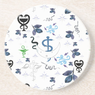 Posavasos Persona serpiente Mikitiez bruja mago magia