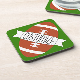 Posavasos Personalizable Americano de Fútbol Apellidos