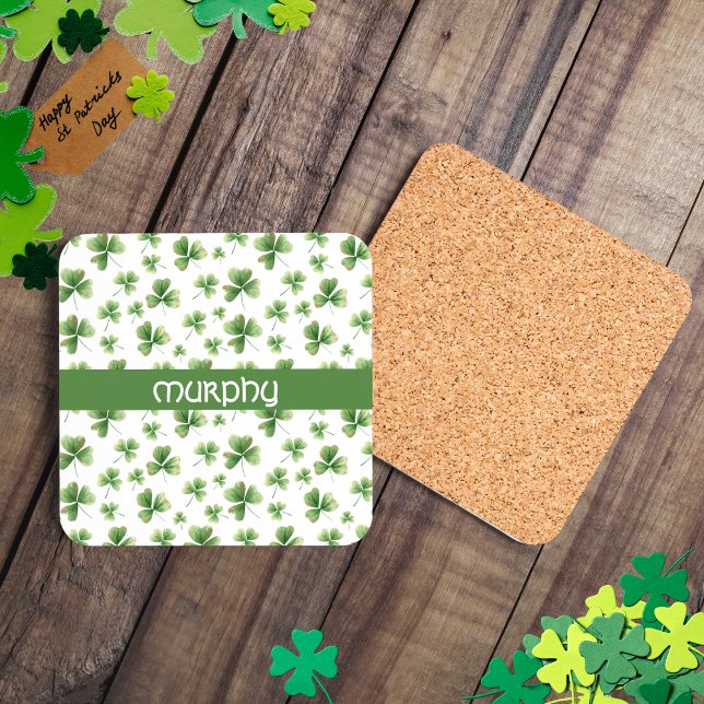 Posavasos Personalizable del Día de San Patricio (Subido por el creador)