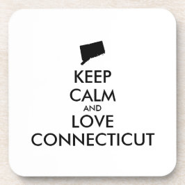 Posavasos Personalizable MANTENER CALMA Y AMAR CONECTICUADO