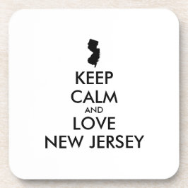 Posavasos Personalizable MANTENER LA CALMA Y AMAR A NUEVA JE