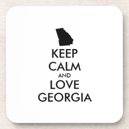 Posavasos Personalizable MANTENGA CALMA Y AME A GEORGIA