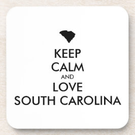 POSAVASOS PERSONALIZABLE MANTENGA LA CALMA Y AME A CAROLINA 