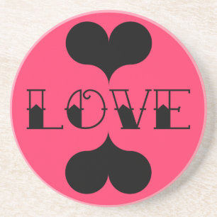 Posavasos Personalizable Tattoo LOVE