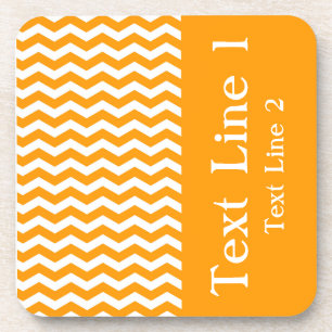 Posavasos Personalizable Wave Chevron Naranja de Marbella