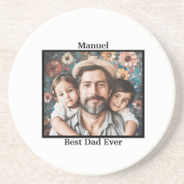 Posavasos Personalización del mejor papá