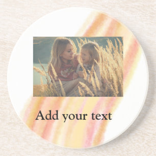 Posavasos personalizado añada sus navidades de fotos agua pe