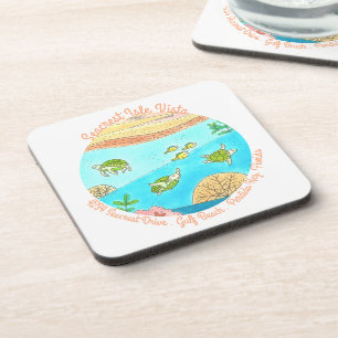 Posavasos Personalizado Beach Rental House