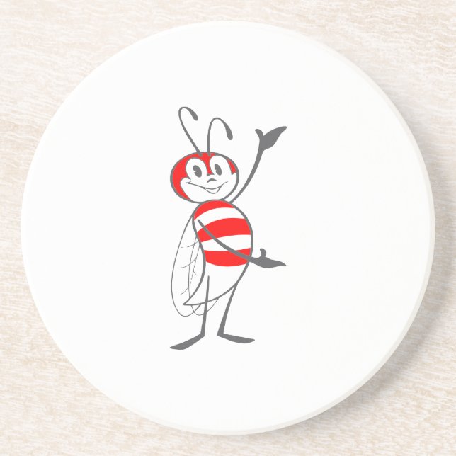 Posavasos Personalizado Bee Vector Coasters (Frente)