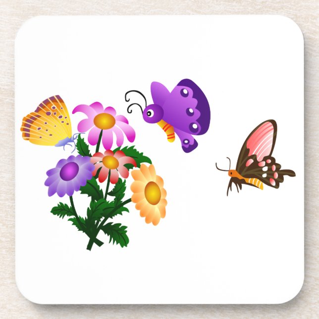 Posavasos Personalizado Butterflies (Frente)