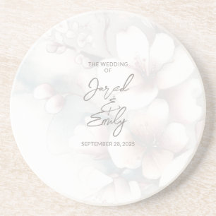 Posavasos Personalizado Cherry Blossom Boda