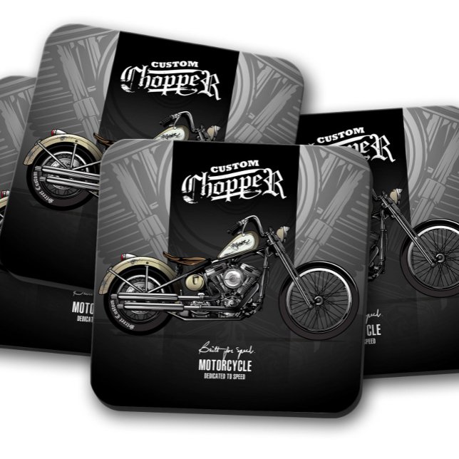 Posavasos Personalizado Chopper Coaster | Montaje de escoria (Subido por el creador)